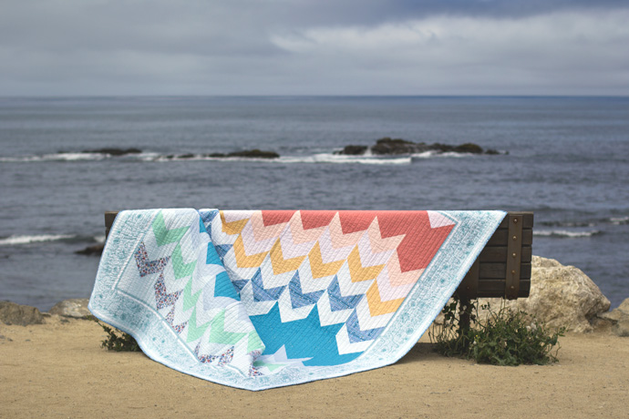 Down By The Sea Quilt by Stacey Day. Photo by Danielle Collins.
