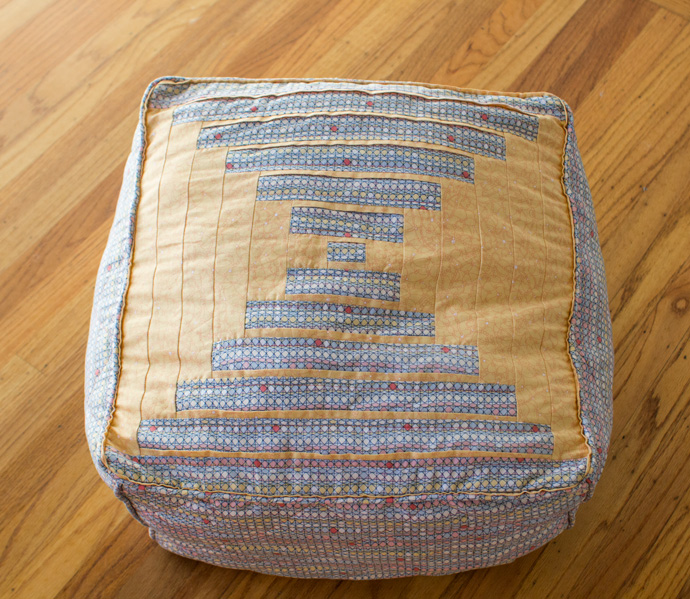 Driftwood Pouf by Madeleine Roberg. Photo by Danielle Collins.